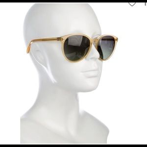 Light Brown Oliver Peoples Corie Sunglasses Polarized